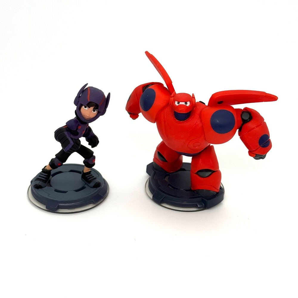 Disney Infinity 2.0 Hiro and Baymax Figure Lot Big Hero 6 Marvel